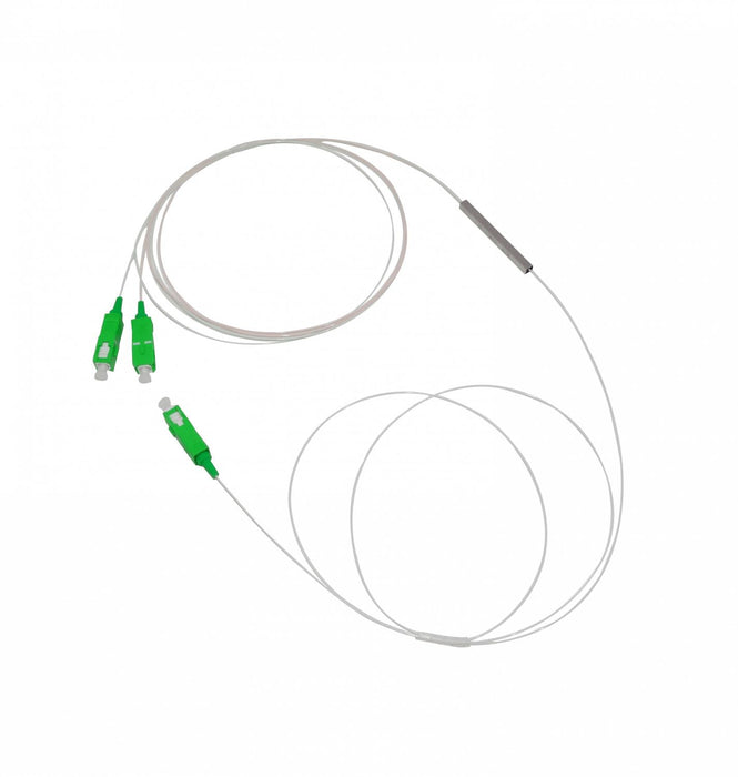 Divisor PLC SC/APC 1x2 para redes Clickbox