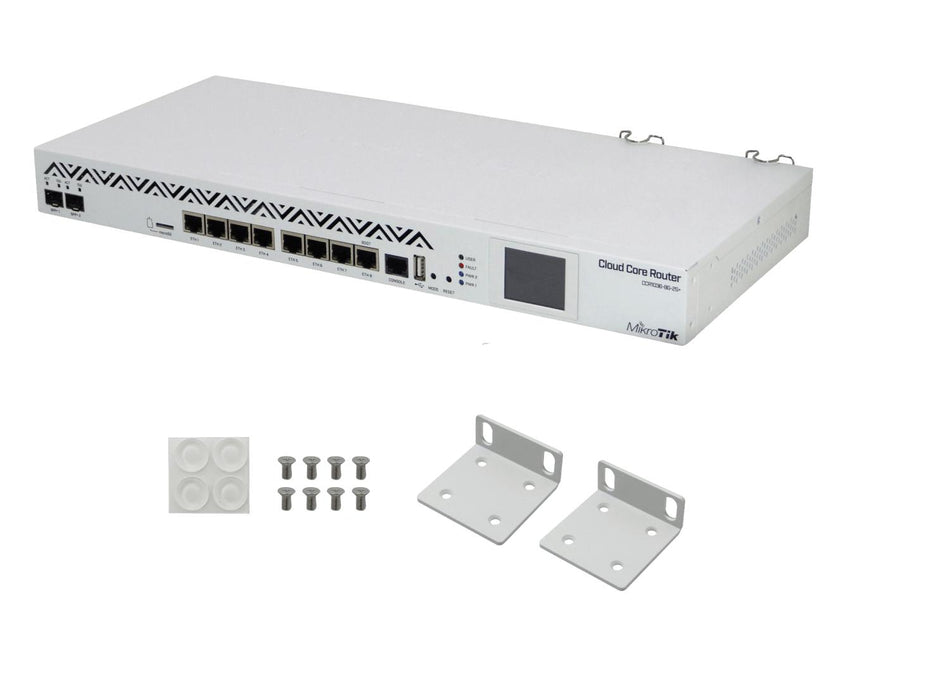 Router MikroTik con 8 puertos Gigabit y 2 Clickbox