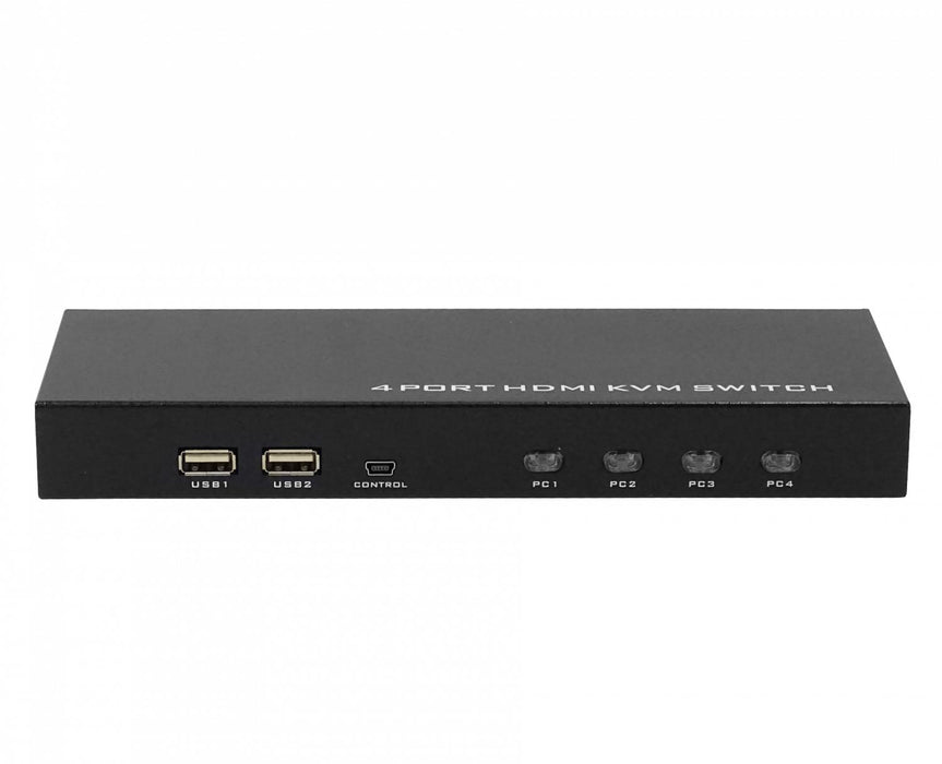 Equipo KVM 4 puertos HDMI y USB con Clickbox