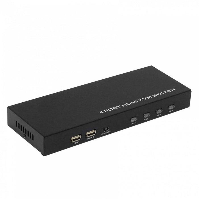 Equipo KVM 4 puertos HDMI y USB con Clickbox