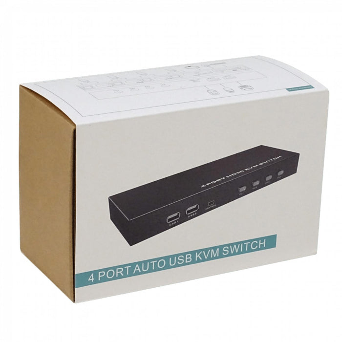 Equipo KVM 4 puertos HDMI y USB con Clickbox