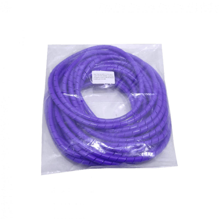 Espiral Organizador Cable 12m Morado Clickbox