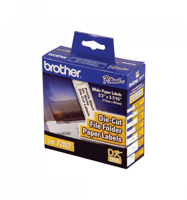 Etiquetas Adhesivas Papel Blanco 17x87mm para Clickbox