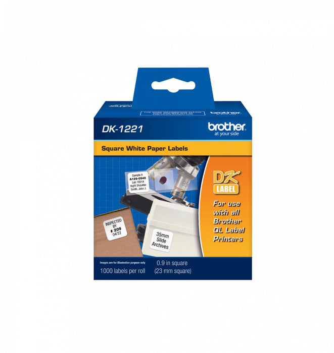 Etiquetas Adhesivas Papel Blanco 23x23mm Brother Clickbox