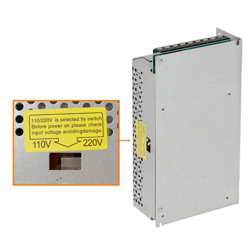 Fuente de Alimentación Ajustable 240W 12V 20A Clickbox