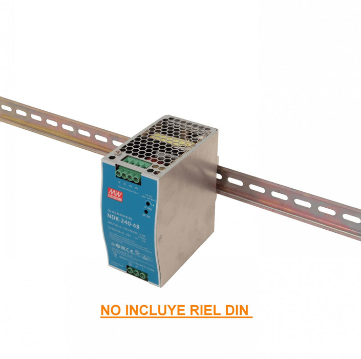 Fuente de Alimentación Ajustable MEANWELL 48VDC Clickbox