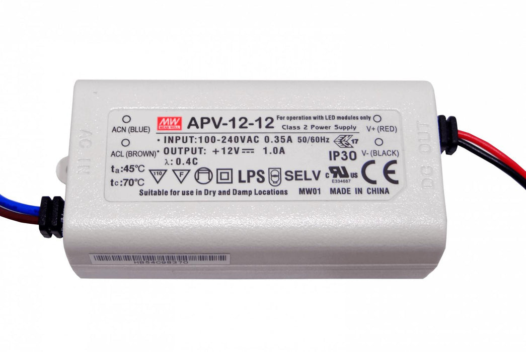 Fuente de Alimentación MEANWELL 12V 12W 1A Clickbox