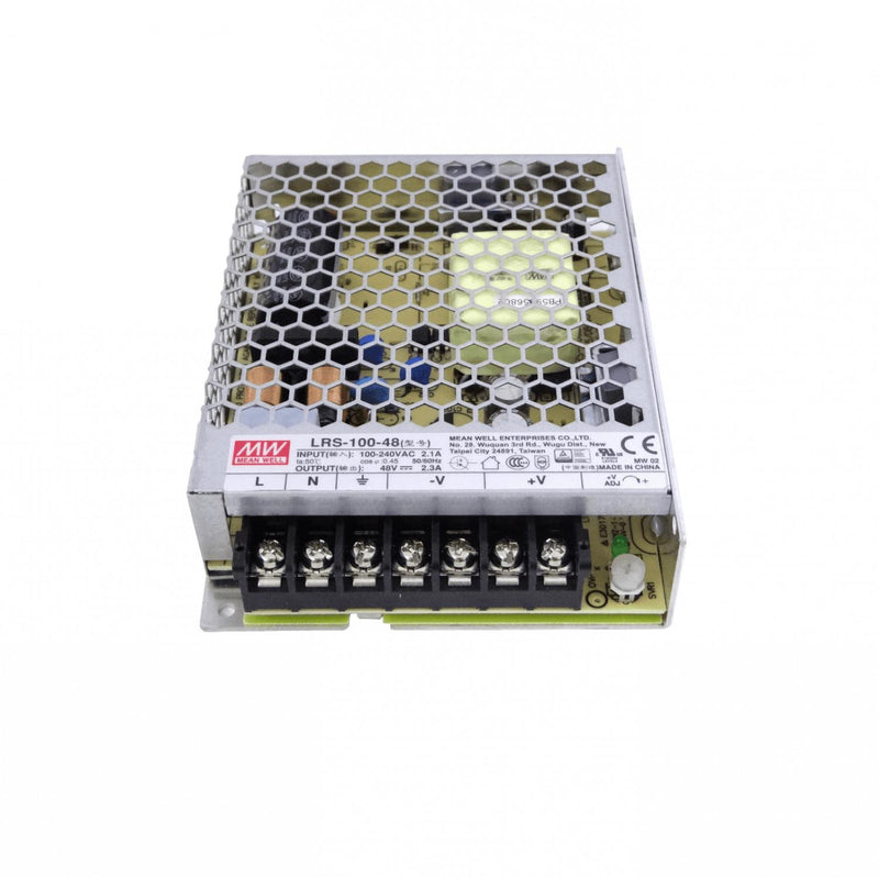 Fuente de Poder Abierta MEANWELL 110W 48V Clickbox