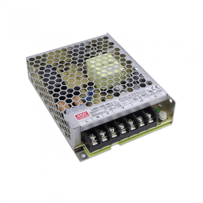 Fuente de Poder Abierta MEANWELL 110W 48V Clickbox