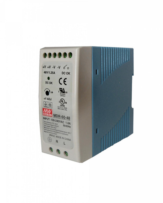 Fuente de Poder Ajustable MEANWELL 48VDC 60W Clickbox