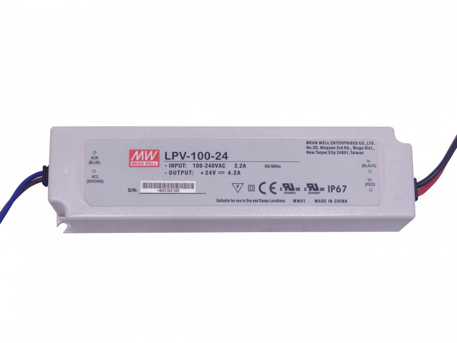 Fuente de Poder MEANWELL 24V 100,8W 4,2A Clickbox