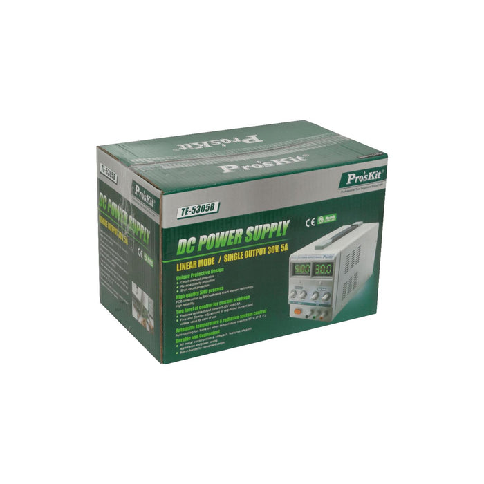 Fuente de Poder Variable PROSKIT 0-30VDC 0-5A Clickbox