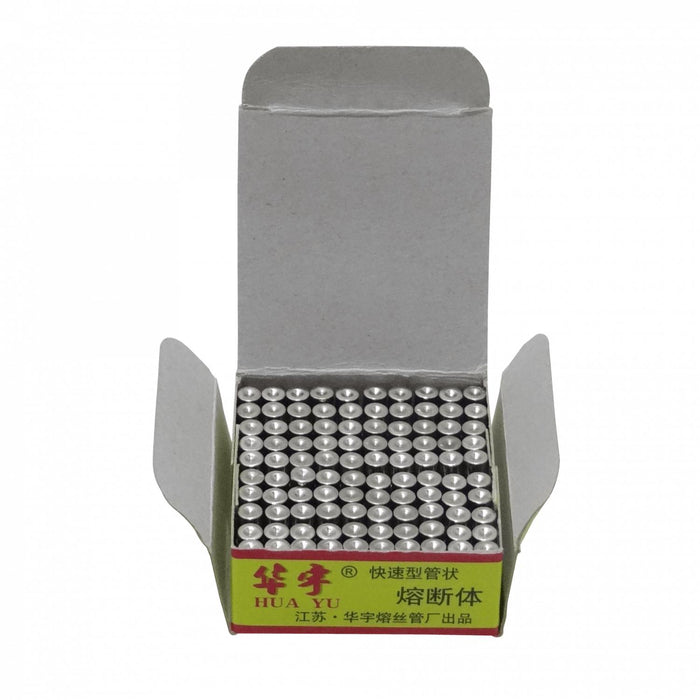 Fusible de vidrio cilíndrico 1A 5x20mm 250V, caja Clickbox