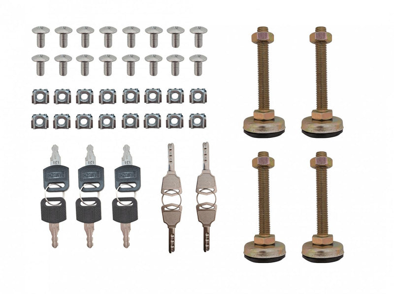 Gabinete 27U Ciego Fondo-60cm Ancho-19pulg Piso Clickbox