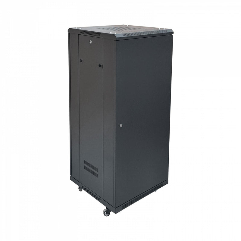 Gabinete 27U Ciego Fondo-60cm Ancho-19pulg Piso Clickbox