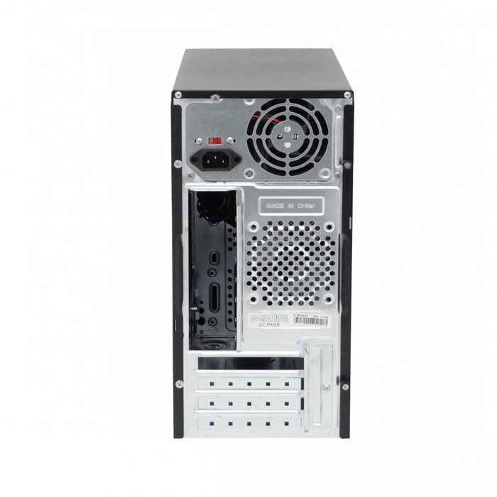 Gabinete ATX XTECH 600W Negro con 2 puertos Clickbox