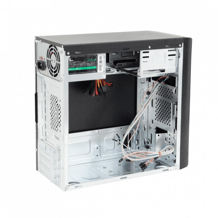 Gabinete ATX XTECH 600W Negro con 2 puertos Clickbox