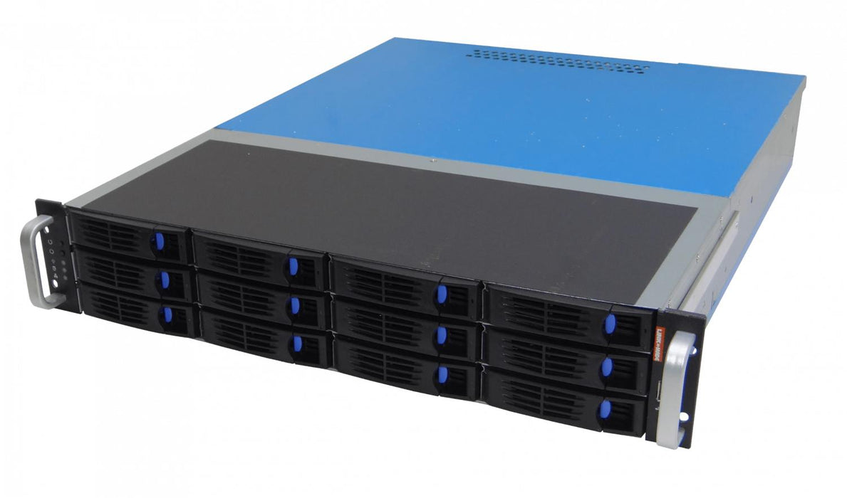 Gabinete LINKMADE 2U para Rack 12x3,5-Hotswap Clickbox