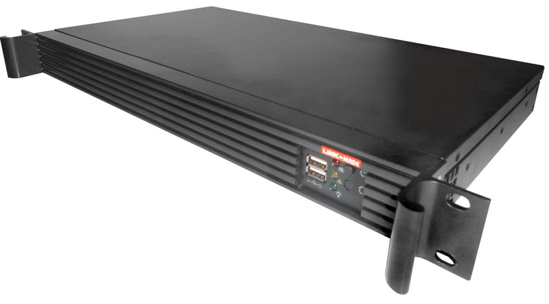 Gabinete LINKMADE para Rack 1U con 2 HDD y 1 Clickbox