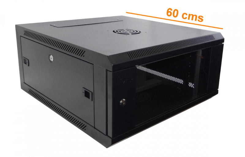 Gabinete Pared 4U LINKMADE 60cm Negro Clickbox