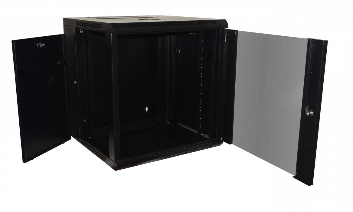 Gabinete Rack 12U Doble Bisagra 60cm Clickbox