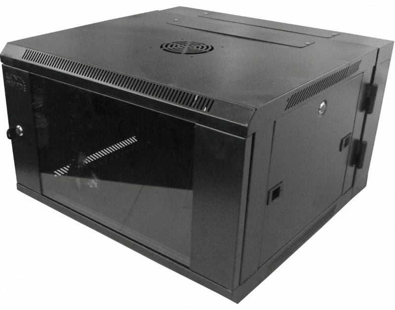 Gabinete Rack Doble Bisagra 6U LINKMADE Clickbox