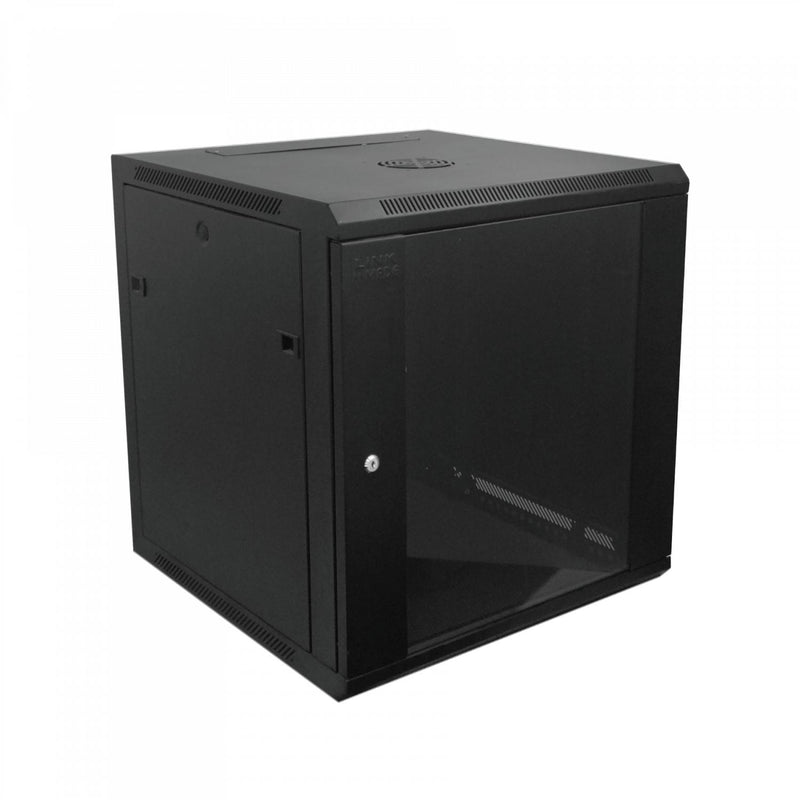 Gabinete Rack Pared 12U Negro M6-2U Clickbox