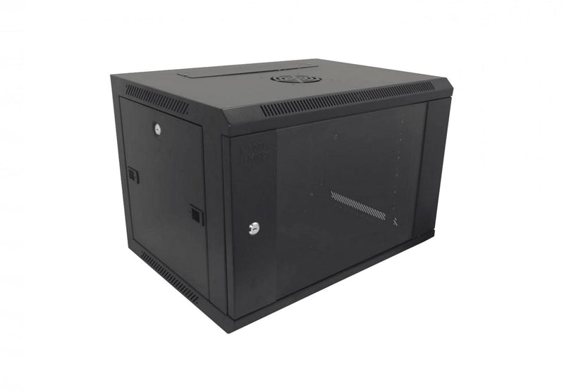 Gabinete Rack Pared 7U Negro 45cm Clickbox