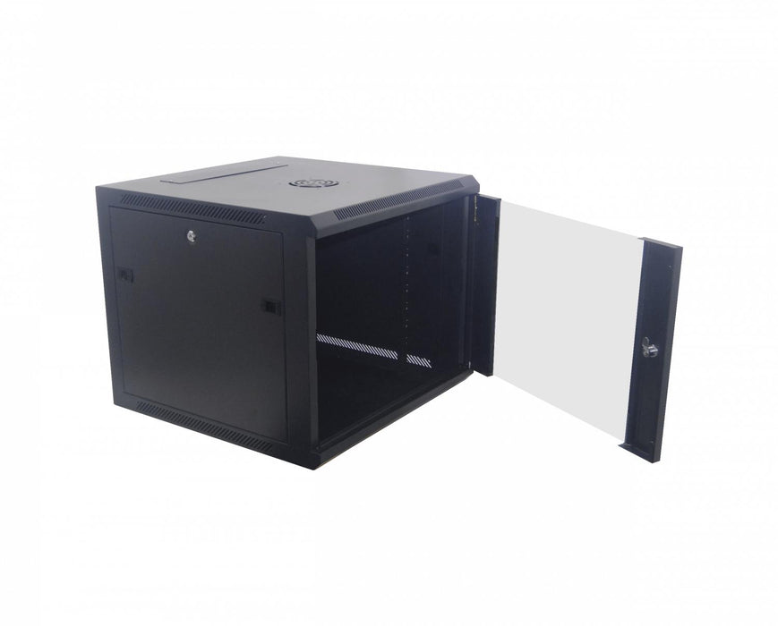 Gabinete Rack Pared 9U Negro 60cm Clickbox