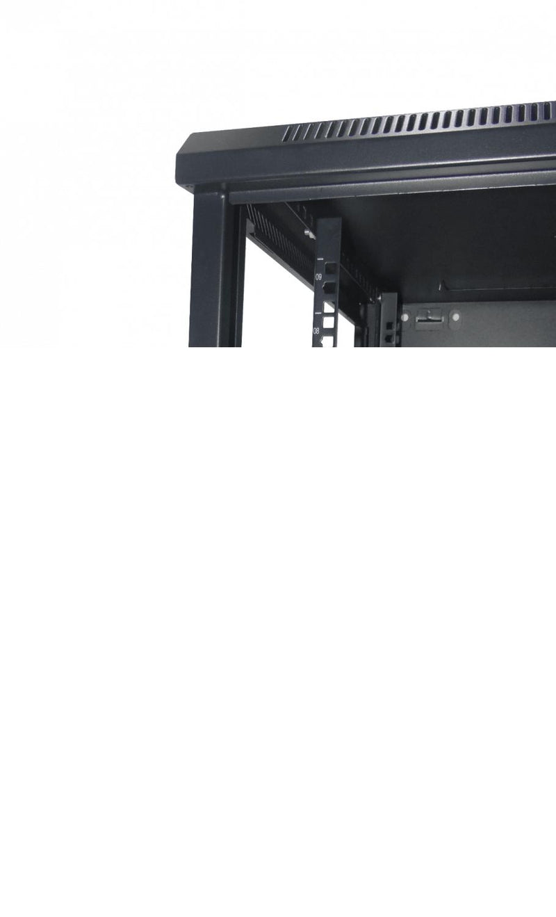 Gabinete Rack Pared 9U Negro 60cm Clickbox