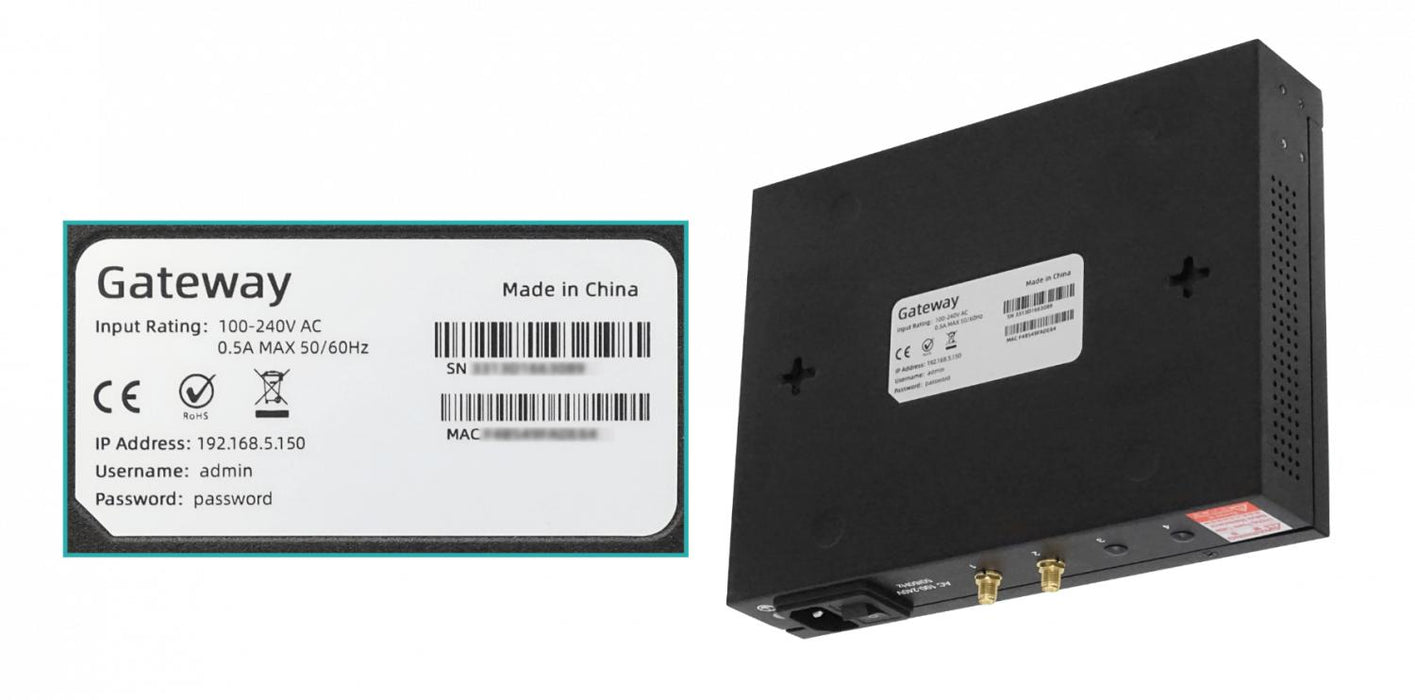 Gateway Celulink 2-SMA-H 2-GSM-SIM 1-LAN con 2 Clickbox