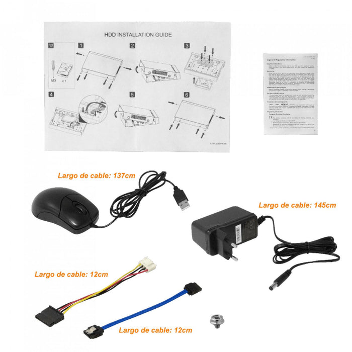 Grabador de Video en Red (NVR) de 8 Clickbox