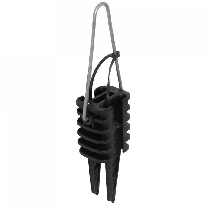 Grampa Retención Cable Eléctrico Poste UV Clickbox