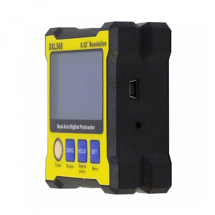 Inclinometro Digital 2-Ejes Precisión 0,02° Base Clickbox