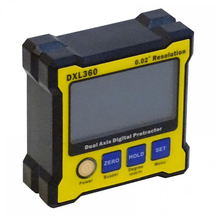 Inclinometro Digital 2-Ejes Precisión 0,02° Base Clickbox