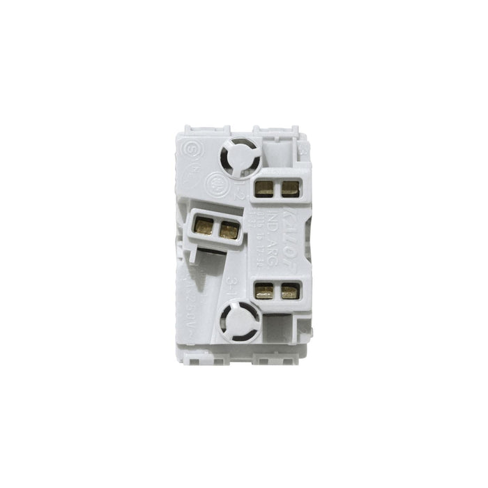 Interruptor Unipolar Blanco KALOP 9/24 3pin 16A Clickbox