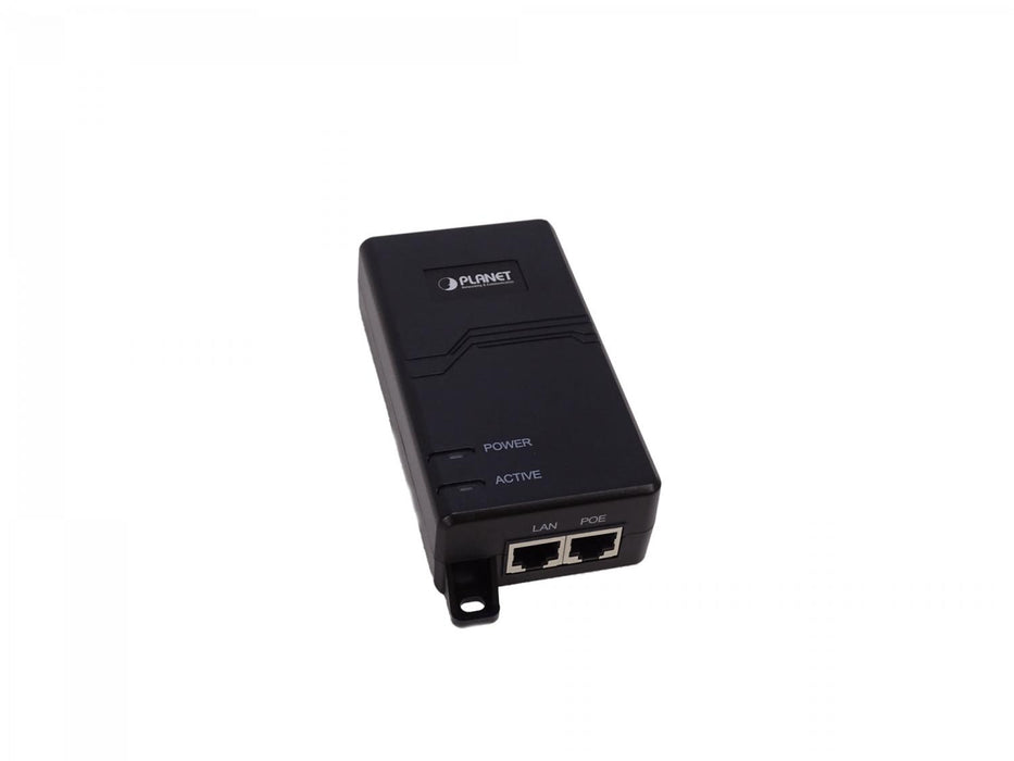 Inyector PoE+ PLANET 802.3at 56V 60W 2-RJ45 Clickbox