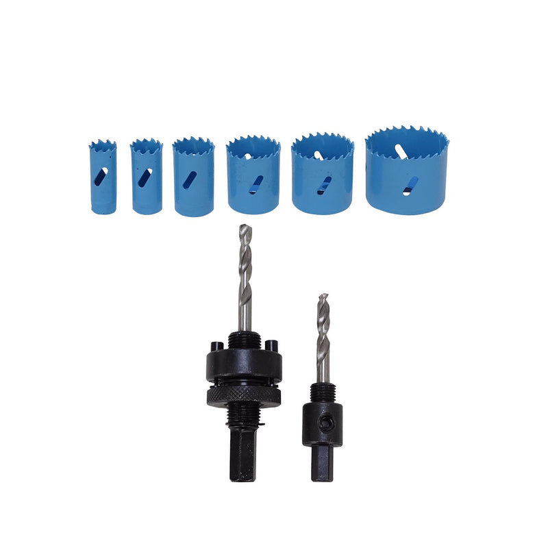 Juego de copas sierras para madera de 6 piezas Clickbox