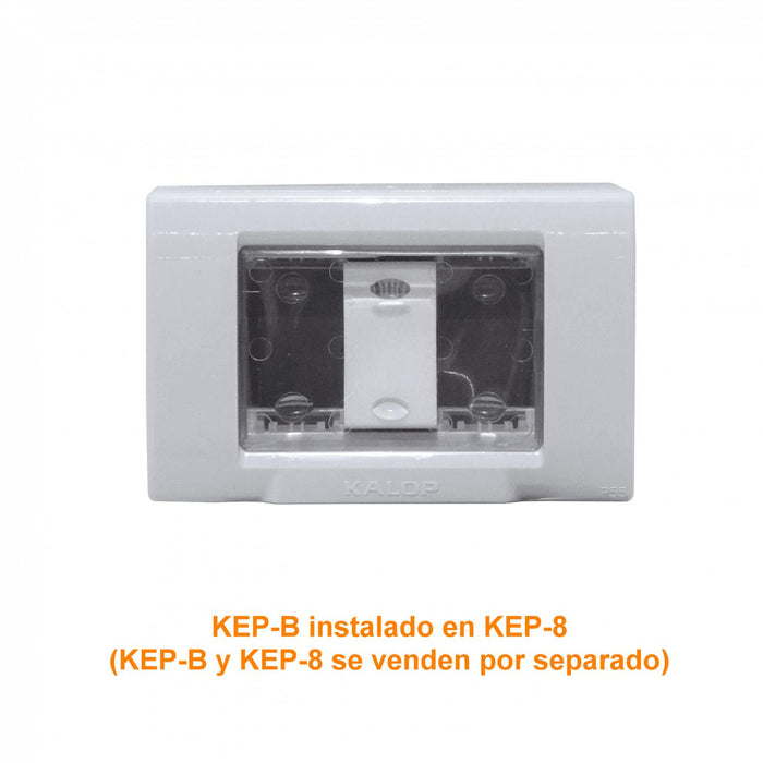 KALOP c/Tapa 3-Mod IP55 Caja Gris Clickbox