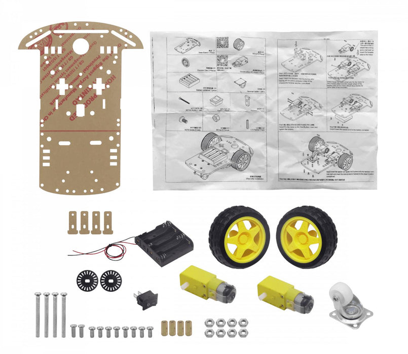 Kit de Automóvil Robótico 3 Ruedas con Clickbox