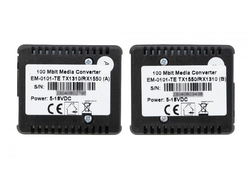 Kit de conversión de fibra óptica monomodo con Clickbox