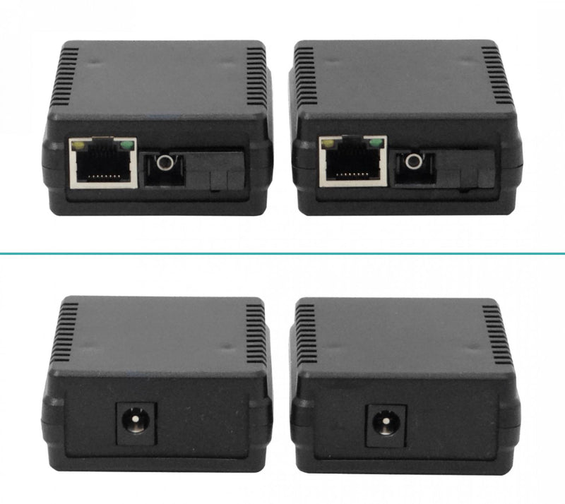 Kit de conversión de fibra óptica monomodo con Clickbox