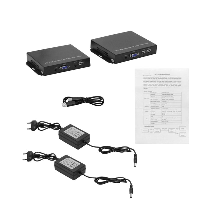Kit de Extensión de Señal VGA/Audio/USB sobre Clickbox