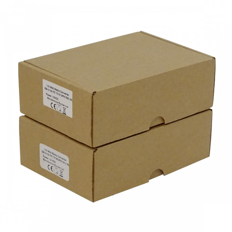 Kit de fibra óptica monomodo WDM EUROLAN 20km Clickbox