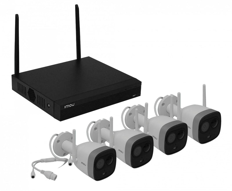 Kit de Seguridad Inalámbrico 4 Cámaras IP67 Clickbox