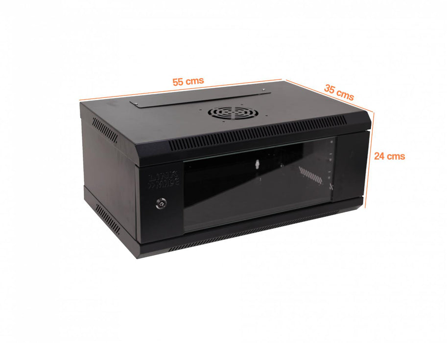 Laterales Fijos 4U 35cm Rack Pared Mural Clickbox