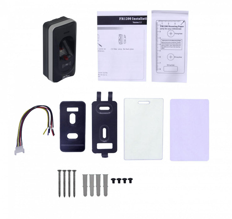 Lector de huella digital y RF-ID para control de Clickbox
