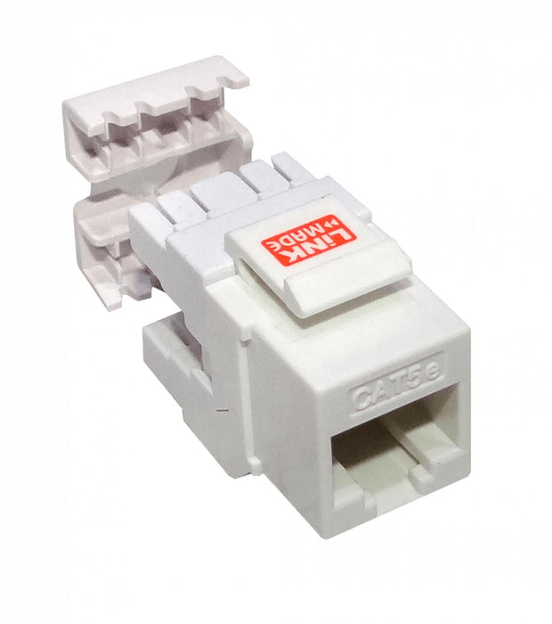 LINKMADE 180Âş Blanco Cat5E U/UTP Punchable Clickbox