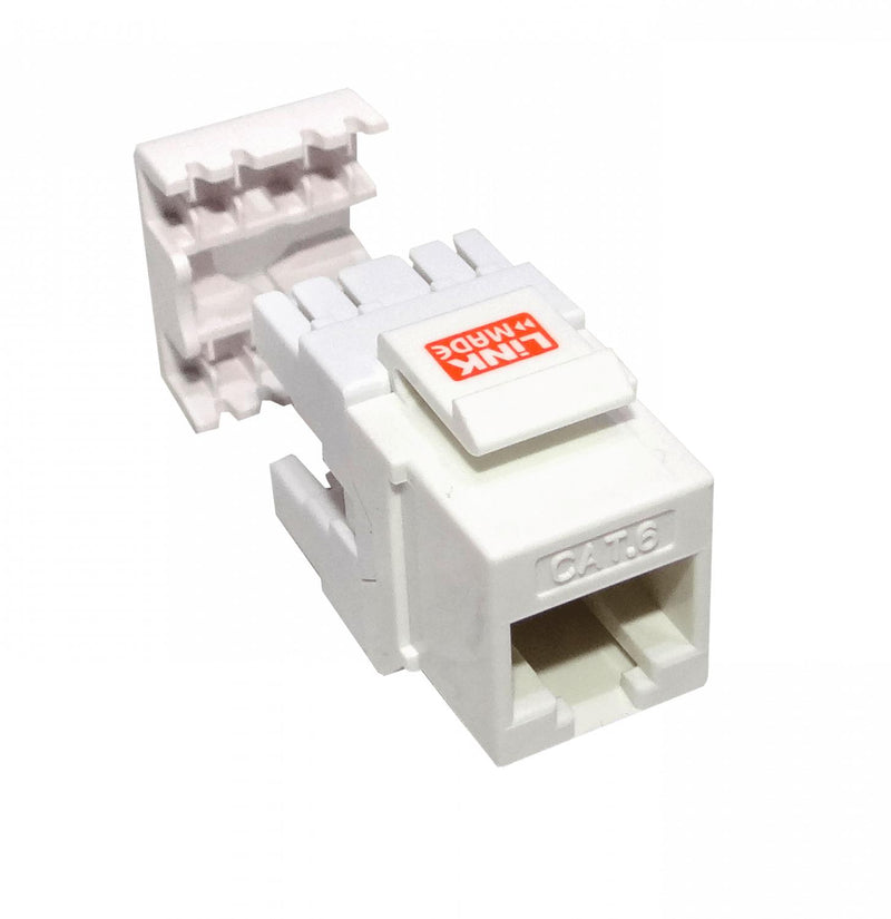 LINKMADE 180Âş Blanco Cat6 U/UTP Punchable Clickbox