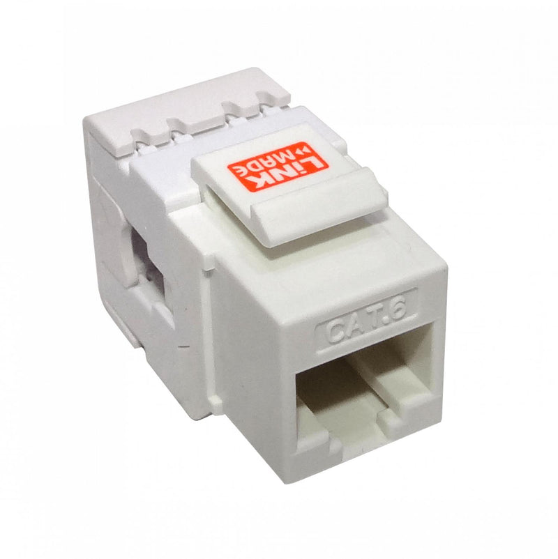 LINKMADE 180Âş Blanco Cat6 U/UTP Punchable Clickbox